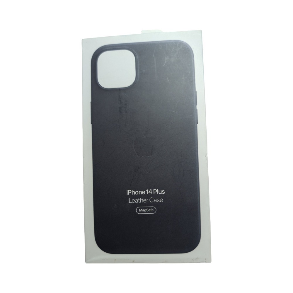 H9-O Genuine Apple iPhone 14 Plus Leather Case with MagSafe - Midnight